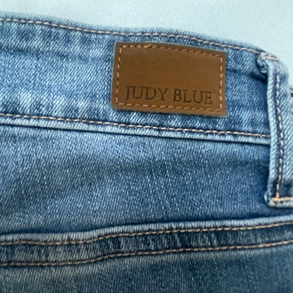 Judy Blue Distressed Skinny Jeans High Rise Stretch Denim Ankle Ripped Cotton - Picture 6 of 11